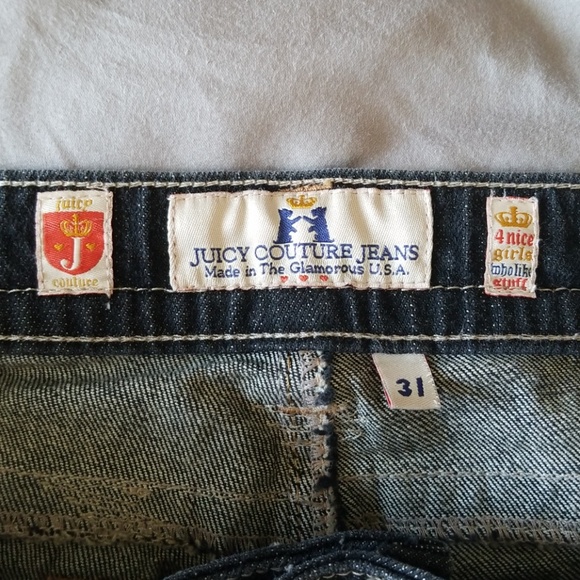 SIZE 31 Juicy Couture Boyfriend Cut Denim - Picture 5 of 6